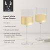 Laurel Crystal White Wine Glasses ViskiÂ® (Set of 2)