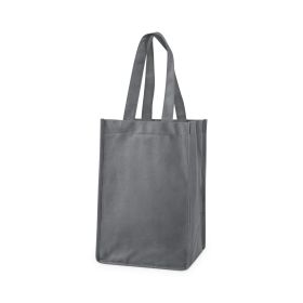 Grey 4 Bottle Non Woven Tote True