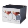 Raye Angled Crystal Coupe Glasses ViskiÂ® (Set of 4)