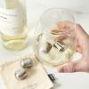 Glacier RocksÂ® Stainless Steel Wine Globes ViskiÂ® (Set of 4)