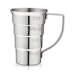 Harrison Stainless Steel Stepped Jigger ViskiÂ®
