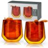 Aurora Double Walled Amber Tumblers ViskiÂ® (Set of 2)
