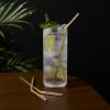 Belmont Cocktail Straws in Gold Viski