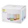 Color Stemless Wine Glasses True (Set of 4)