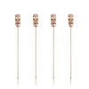 Tiki Copper Cocktail Picks ViskiÂ® (Set of 4)