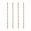 Bamboo Copper Straws ViskiÂ® (Set of 4)