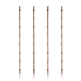 Bamboo Copper Straws ViskiÂ® (Set of 4)