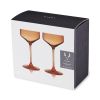 Reserve Nouveau Amber Coupe Glasses ViskiÂ® (Set of 2)
