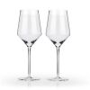Raye Crystal Angled Chardonnay Glasses ViskiÂ® (Set of 2)