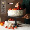 10 in Cake Stand Iron Cake Dessert Holder Cupcake Stand Display Plate Serving Platter For Party Wedding Birthday