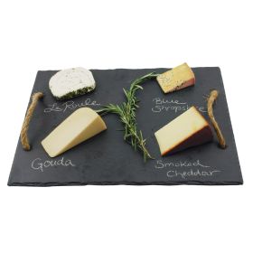 Slate Cheese Board by Twine (Color: Black)