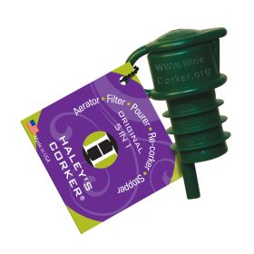 Haley's Green Corker for Screw Caps (Color: Green)
